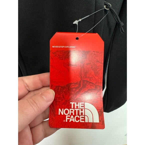The North Face Large Canyon Flats Fleece Jacket Black Change Healthcare Logo NWT - Picture 6 of 15
